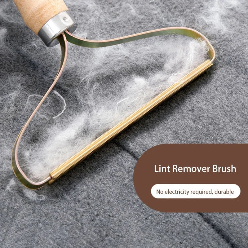 T-Shape Pet Hair Scraper Brush: Reusable & Chemical-Free
