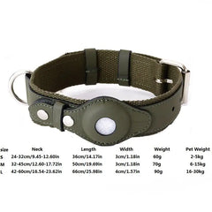 Airtag Dog Collar and Leash for Medium and Large Dogs