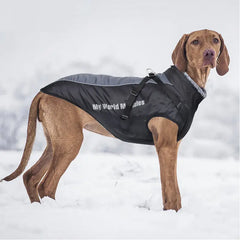 Warm Waterproof Reflective Jacket for Big Dogs