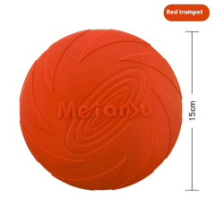 Rubber Dog Frisbee Outdoor Toy