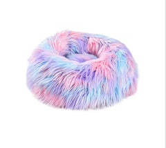 Unicorn Series Colorful Plush Pet Bed