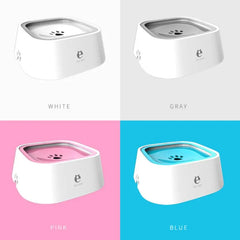 Els Pet Splash-Proof Floating Pet Bowl: Deep Anti-Spill Water Bowl for Dogs & Cats