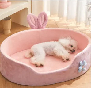Washable Plush Dog Bed for Small to Large Dogs