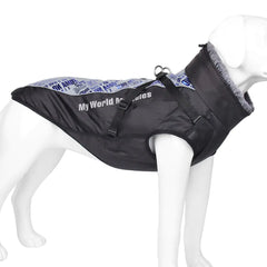 Warm Waterproof Reflective Jacket for Big Dogs