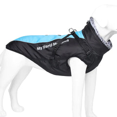 Warm Waterproof Reflective Jacket for Big Dogs